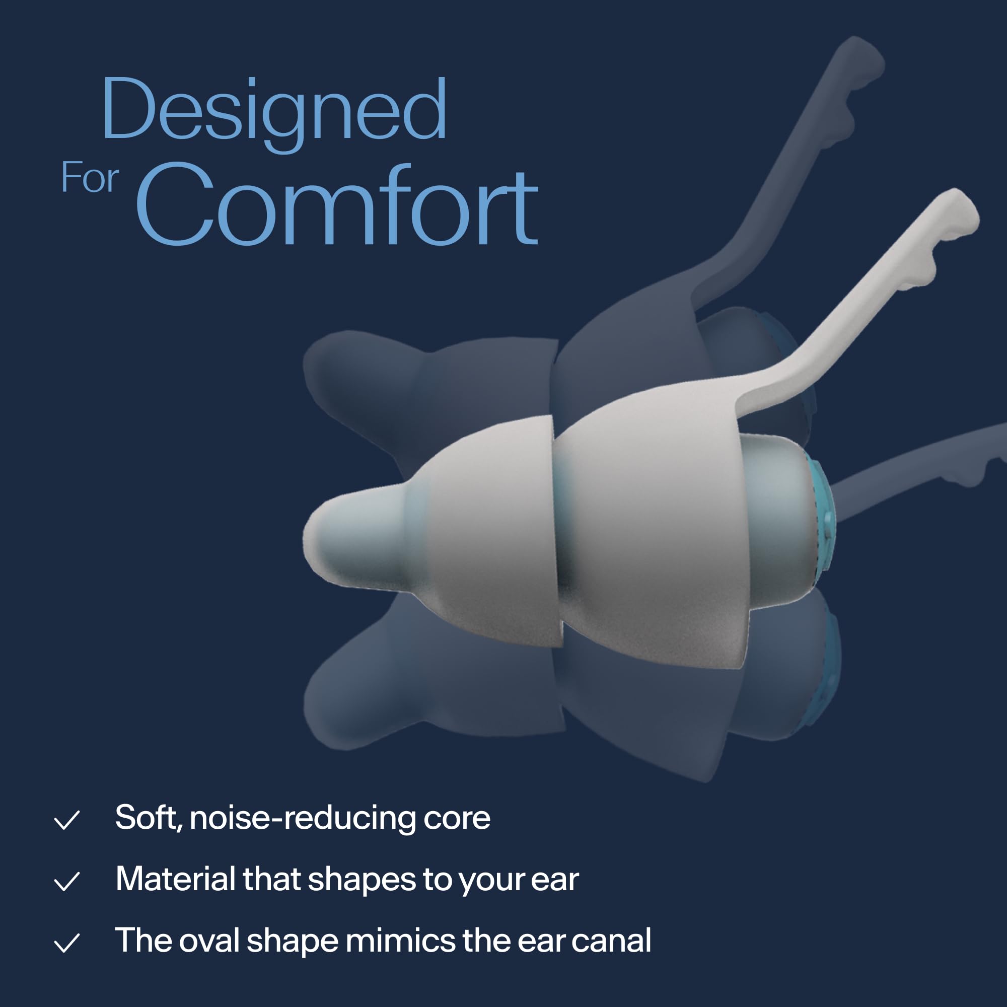 Alpine SleepDeep Mini – adaptation canal auditif: ajuste précieux pour oreille sensible et confort.