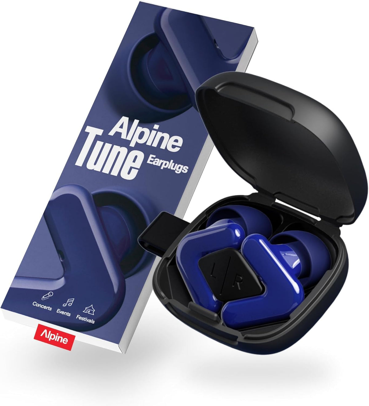 Bouchons Alpine Tune pour concert – réduction 19dB et son clair.