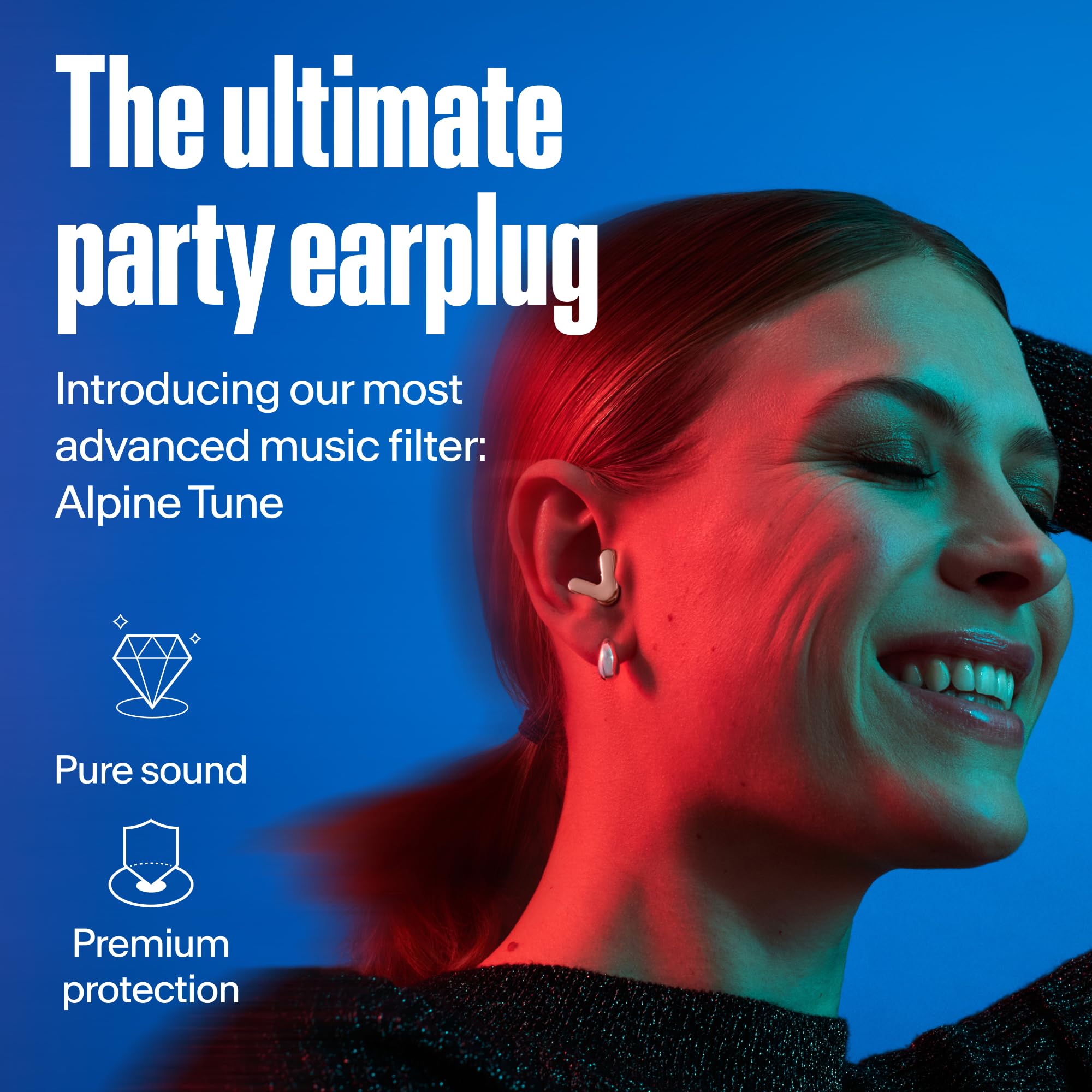 Étui portable Alpine Tune Earplugs pour emporter facilement