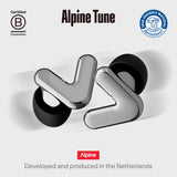 Etui compact avec clip porte-clefs pour Alpine Tune Earplugs.