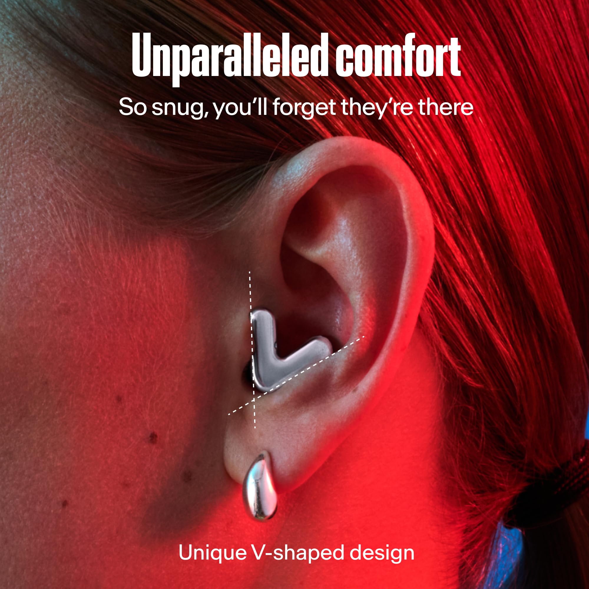 Quatre tailles Alpine Tune Earplugs pour un ajustement confortable et sûr.