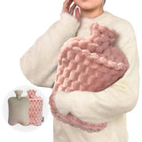 Bouillotte Alpinmett 3L avec couvre-pluche et poignet pour mains chaleureuses.