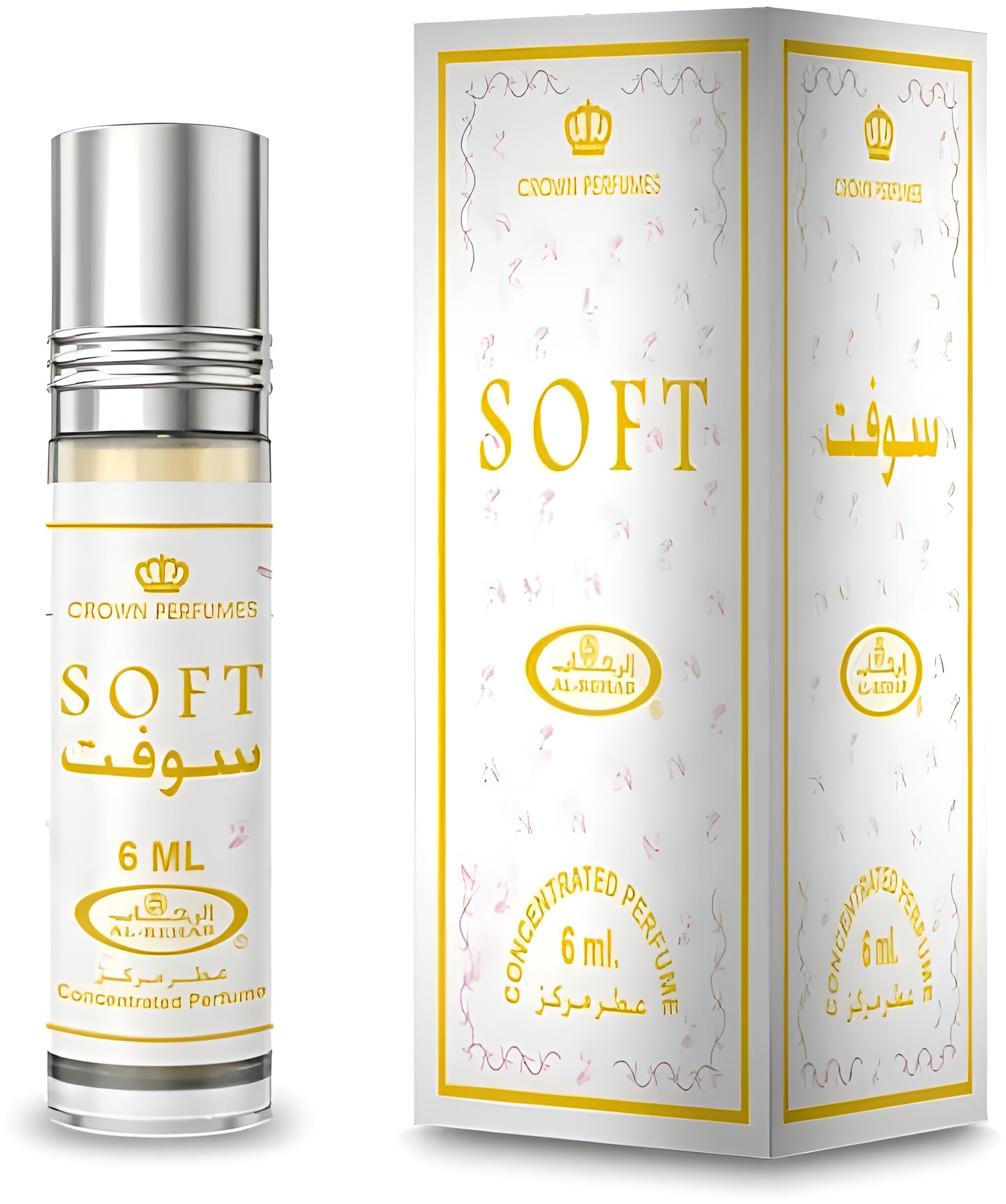 Al Rehab Soft Roll-On: bouteille compacte de 6 ml prête à l'emploi pour une utilisation nomade.