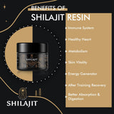 ALTAY MUMMIYO Shilajit ingrédients — 85 minéraux et acides fulviques et humiques.