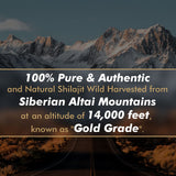 ALTAY MUMMIYO Shilajit minéraux-85 — contenu riche en minéraux et nutriments.