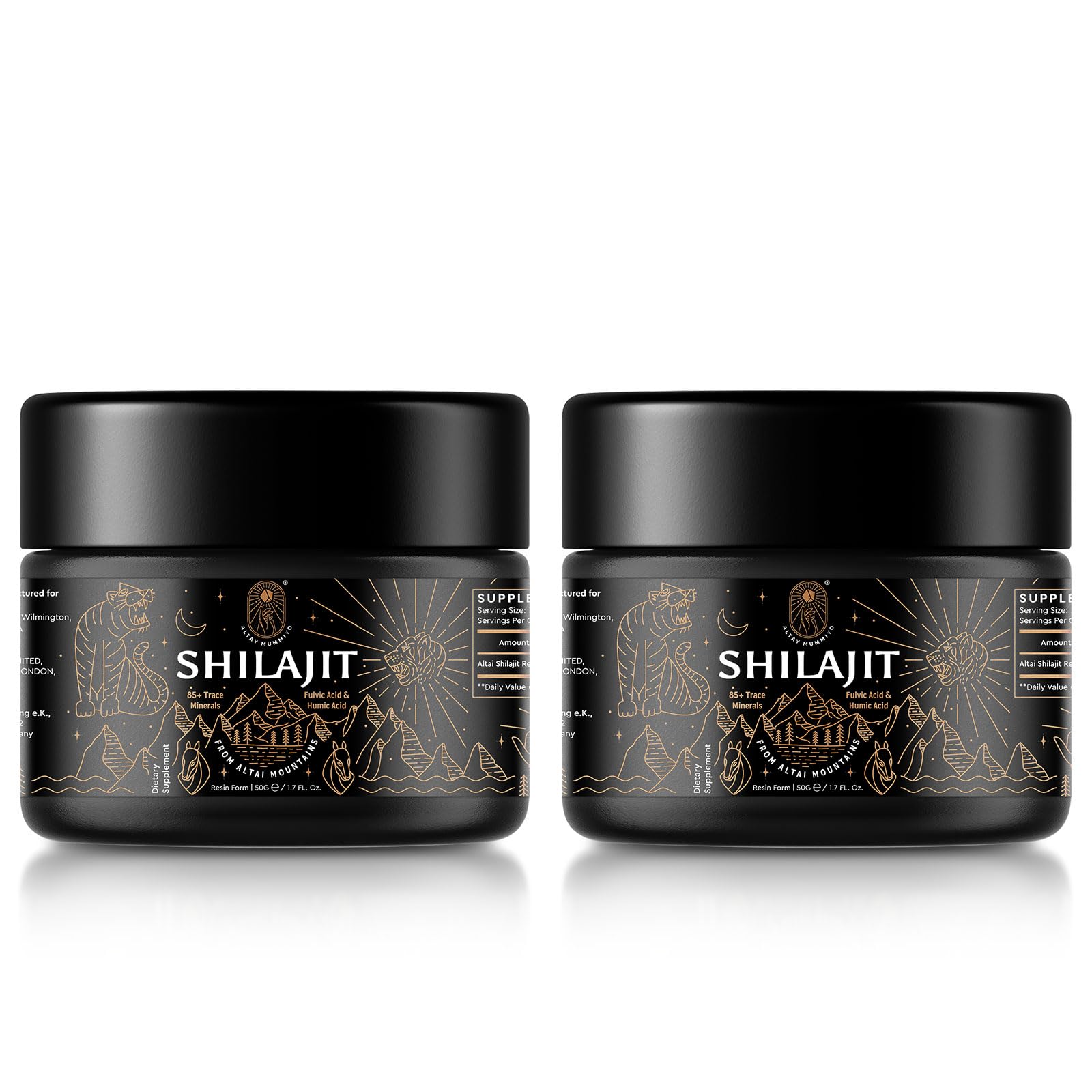 ALTAY MUMMIYO Shilajit résine — versement facile pour énergie quotidienne.