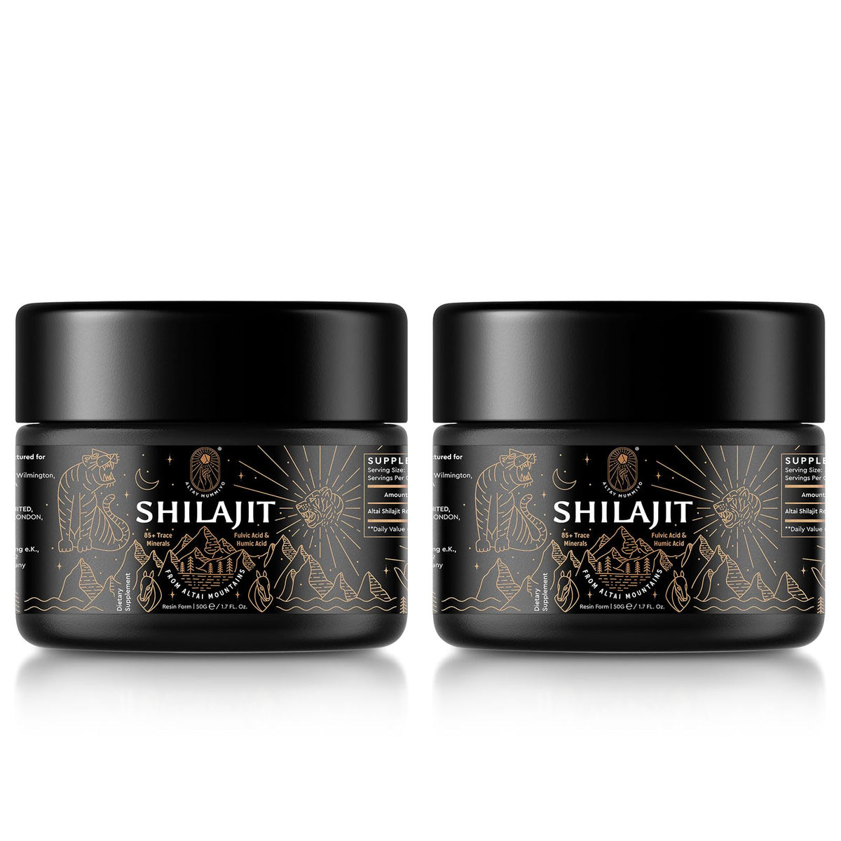 ALTAY MUMMIYO Shilajit résine — versement facile pour énergie quotidienne.