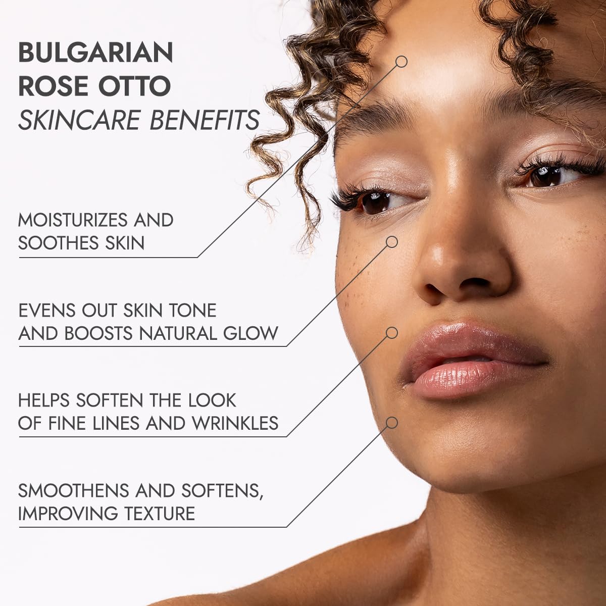 Alteya Organics Rose: diffusion légère pour soins du visage dilués recommandés.