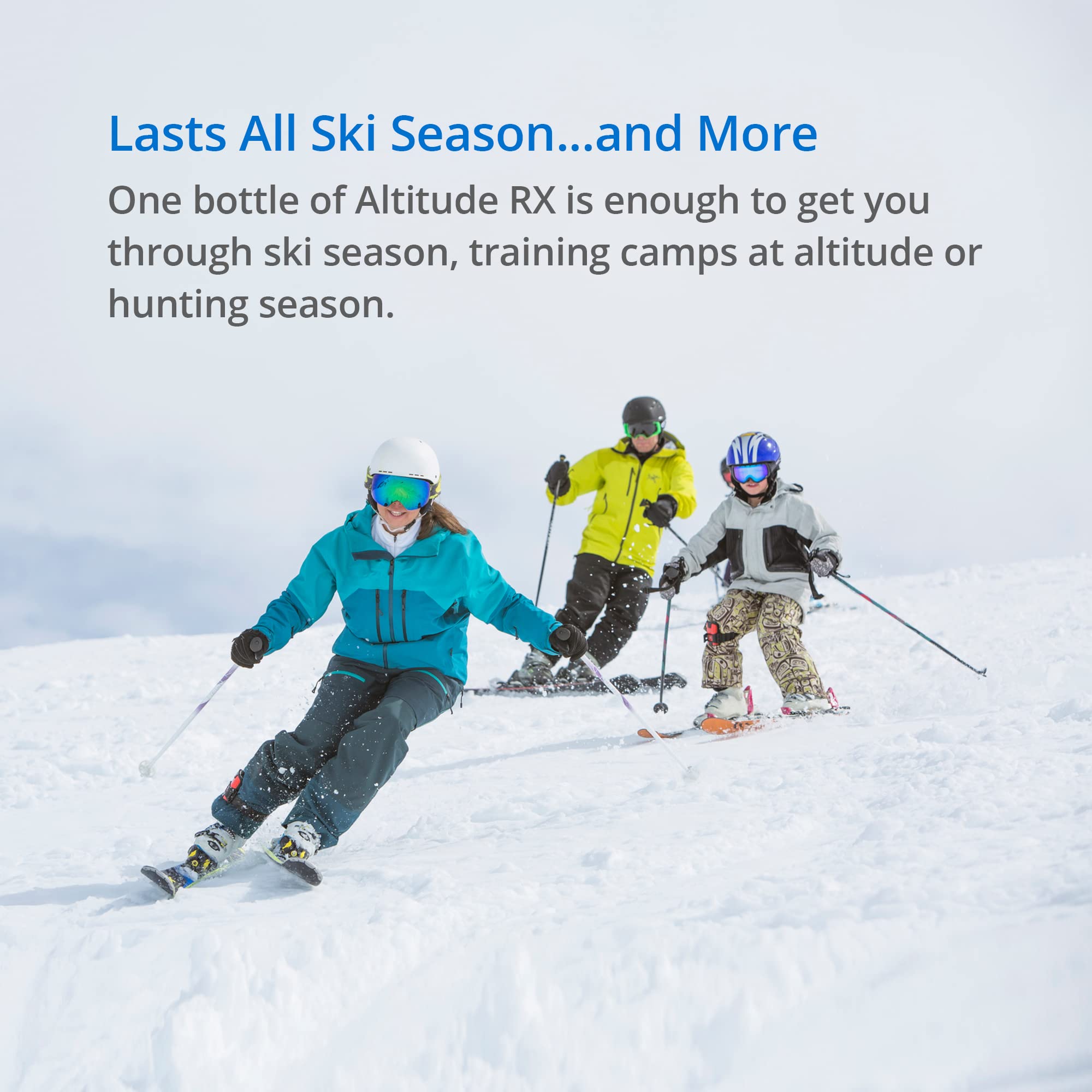 Altitude RX OxyBoost Complex: capsules faciles à emporter pour les voyages et les activités en montagne.