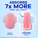 Always Infinity FlexFoam avec ailes, absorption élevée: protection fiable au quotidien.