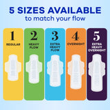 Always Infinity FlexFoam avec ailes, couche supérieure sèche: sensation de fraîcheur durable.