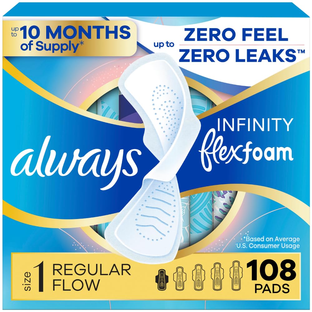 Always Infinity FlexFoam avec ailes, vue générale: confort discret et protection fiable.