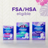 Always protège-slips fins sans parfum pour une utilisation délicate.