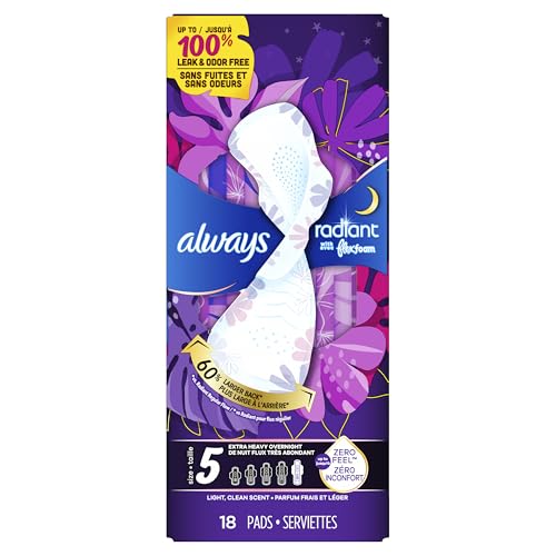 Always Radiant FlexFoam imprimé-tropical : esthétique rafraîchissante et esprit estival.