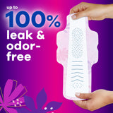 Always Radiant FlexFoam serviette-douce : douceur et souplesse sans épaisseur.