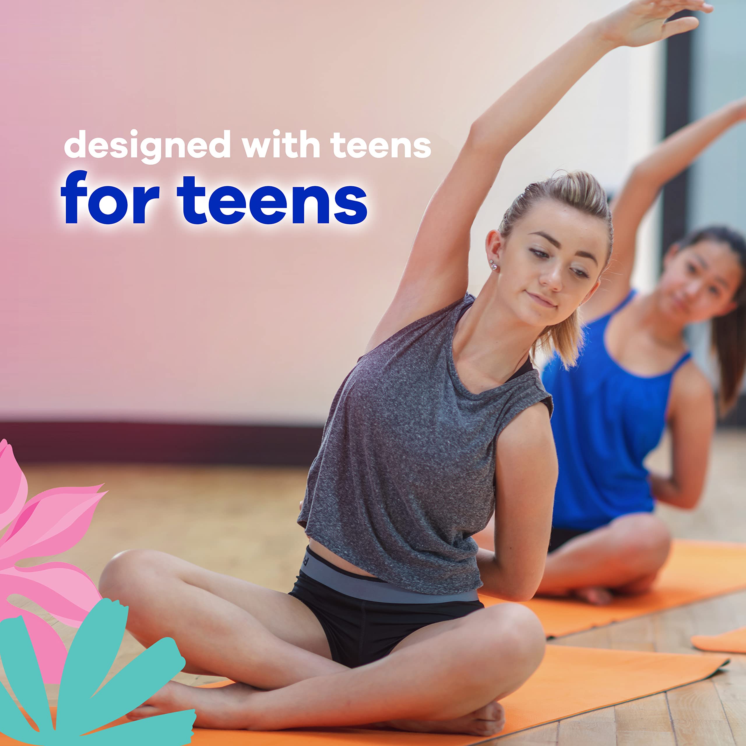 Always Radiant Teen Pads ouverture propre pour un accès rapide.