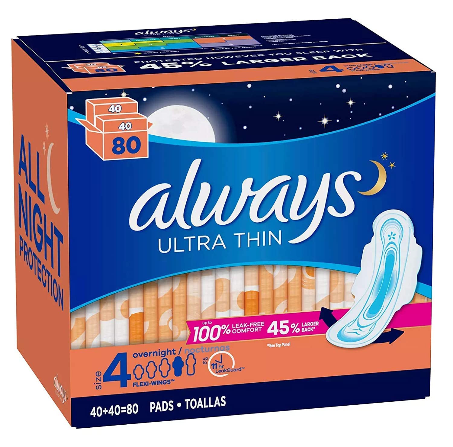 Always Ultra Mince emballage facilitant le rangement et le repérage