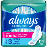 Always Ultra Thin Emballage multipack pour protection discrète et pratique.