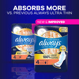 Always Ultra Thin format multipack: trois paquets de 26