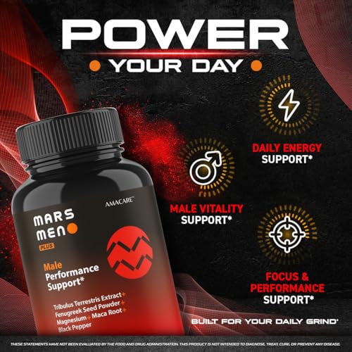 AMACARE Mars Men Plus – capsules faciles à avaler pour une routine simple.