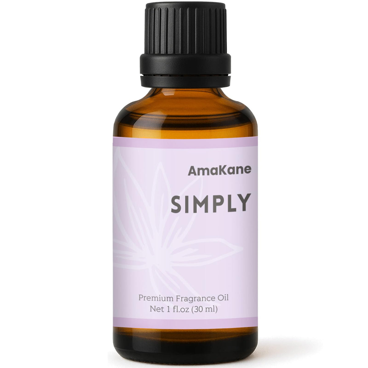 AmaKane Simply est une bouteille ambrée 30 ml, parfum durable pour diffusion et senteurs maison.