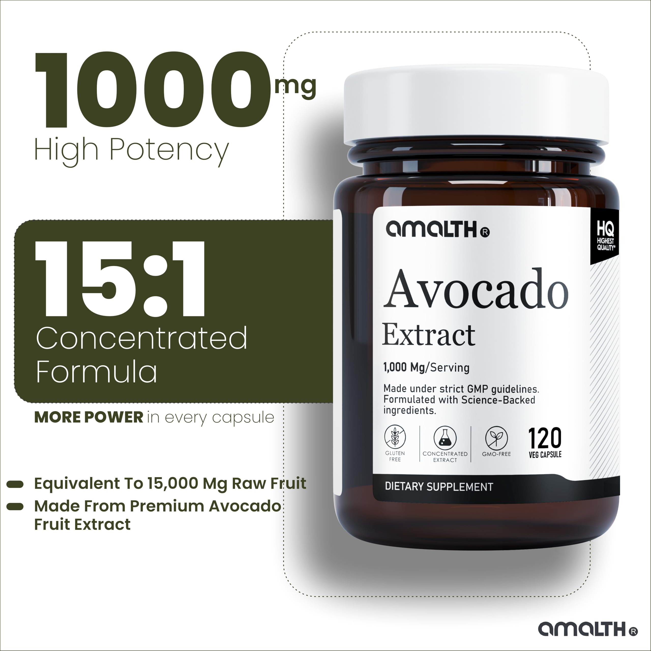 Capsules AMALTH faciles à prendre dans la routine quotidienne.