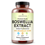 AMANDEAN Boswellia Extrait : bouteille 500 mg, pratique e0 transporter.