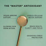 AMANDEAN glutathion liposomal gouttes démontrant la formulation liposomale