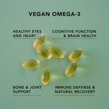 AMANDEAN Vegan Omega-3, algue source DHA et EPA pour une alternative durable.