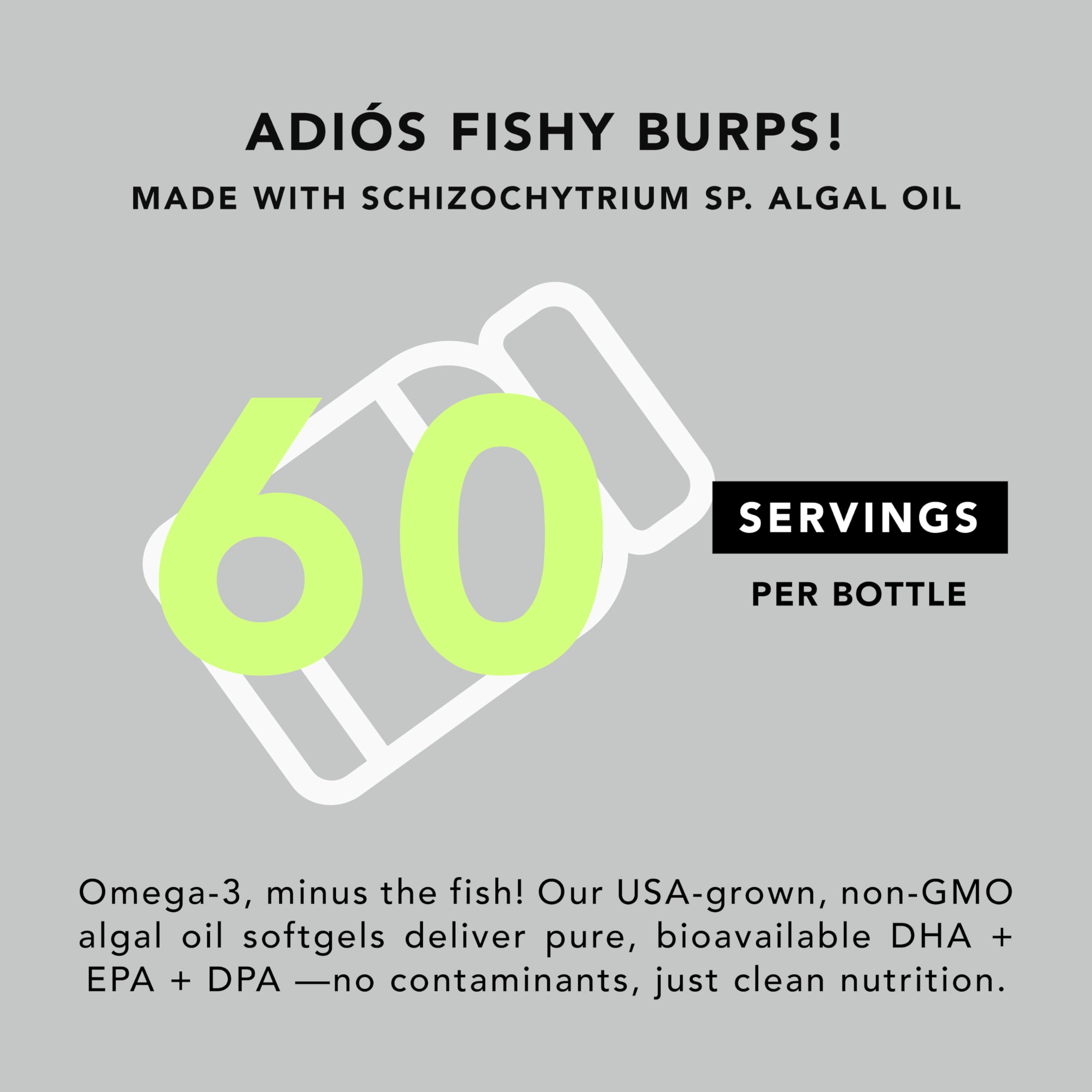 AMANDEAN Vegan Omega-3, soutien potentiel du cœur et de la vitalité.