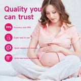 Sensibilité hCG 25 mIU/mL pour une détection sensible.
