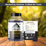 Gomme Shilajit Amazing Botanicals rouge framboise, couleur et apparence attrayantes.