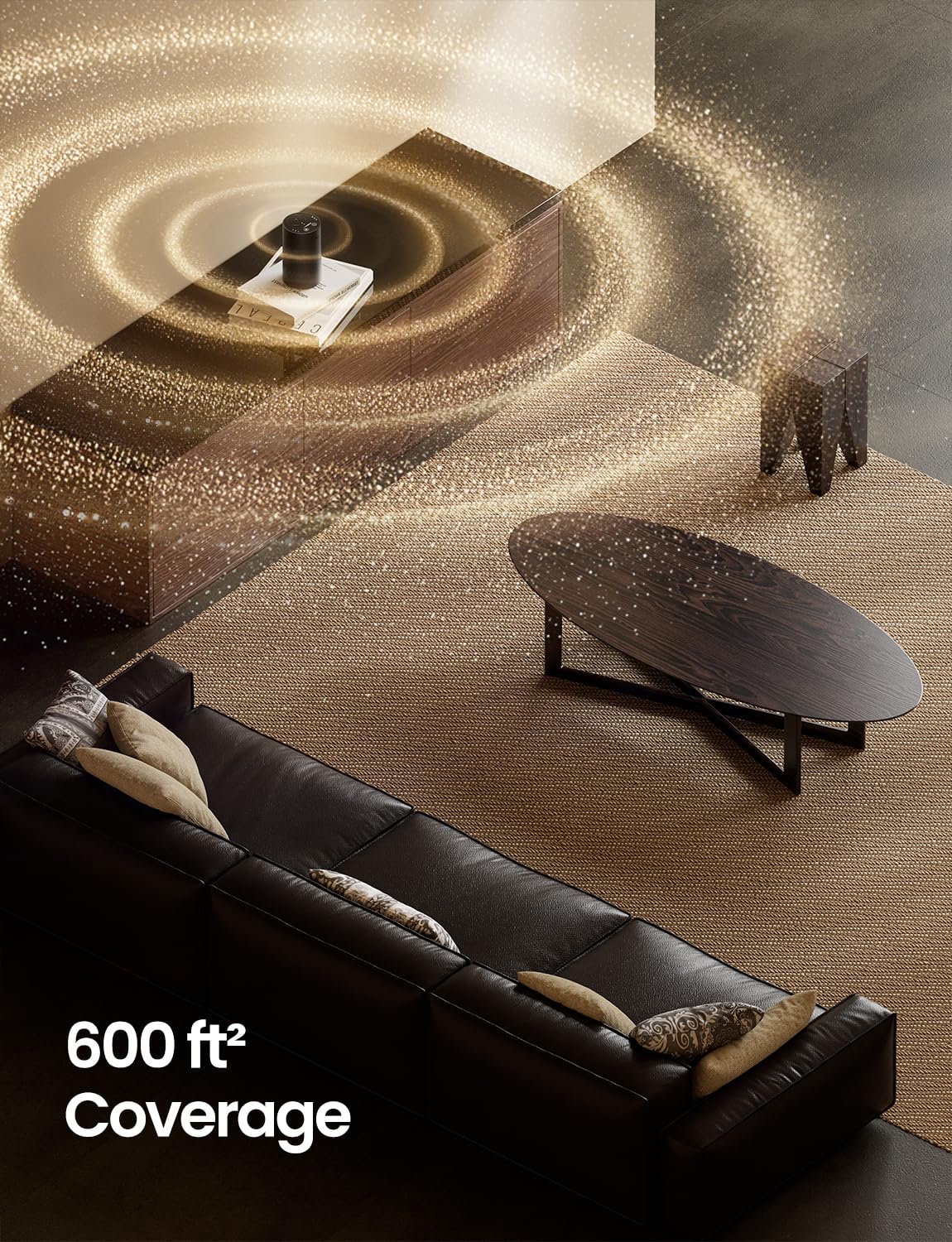 Diffuseur Amazing Flower offre 3 niveaux de brume pour ajuster l ambiance.