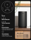 Diffuseur Amazing Flower aluminium noir, esthétique moderne et premium.