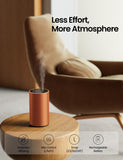 AMAZING FLOWER diffuseur-design-aluminium-rechargeable, esthétique moderne et durable.