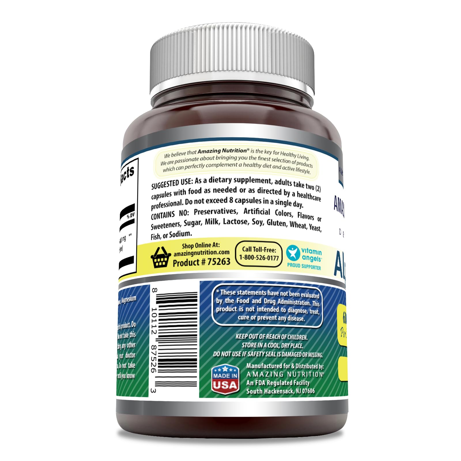 Amazing Formulas Alpha GPC capsules idéales pour une routine cognitive quotidienne