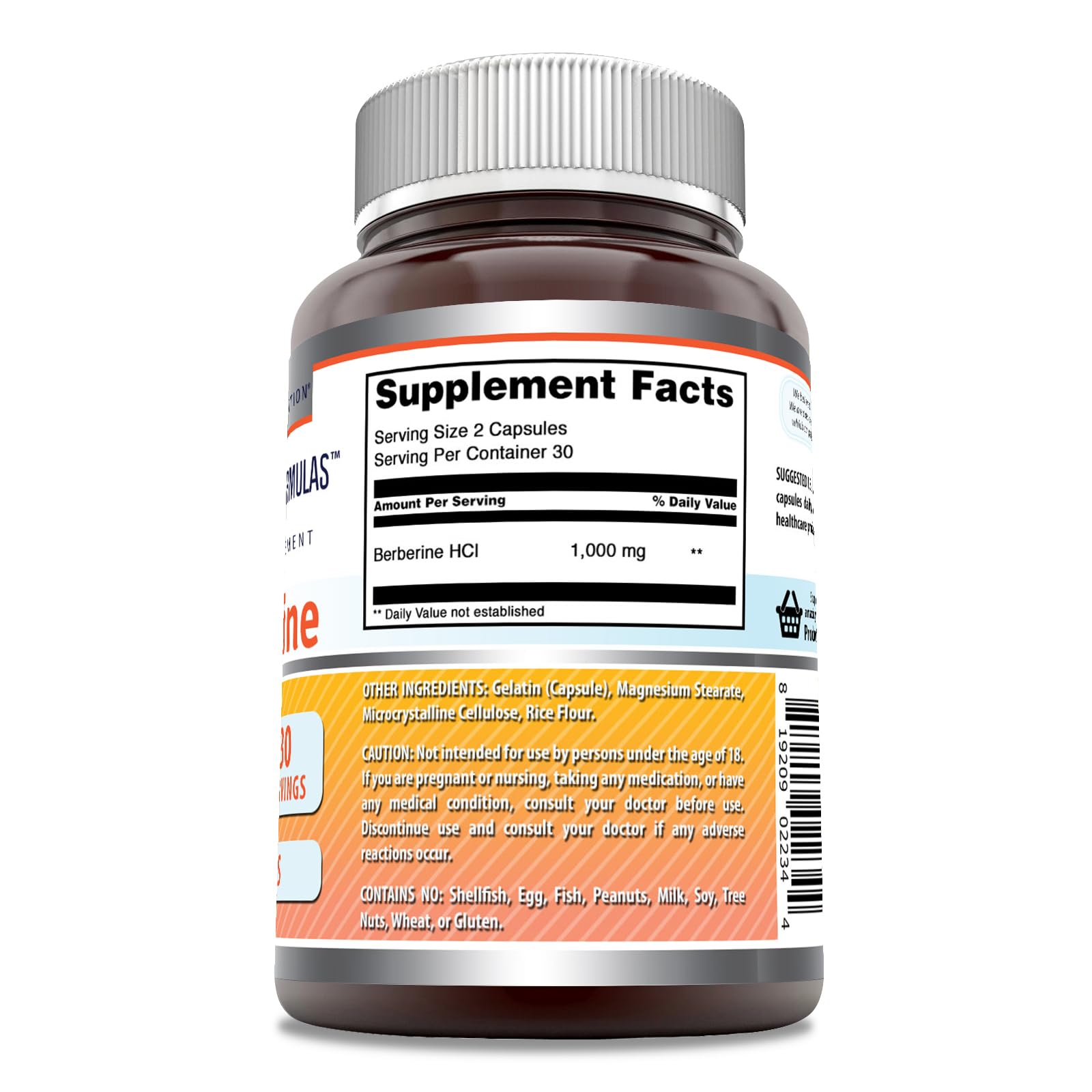 Bouteille pratique avec 60 capsules pour une utilisation quotidienne sans effort.