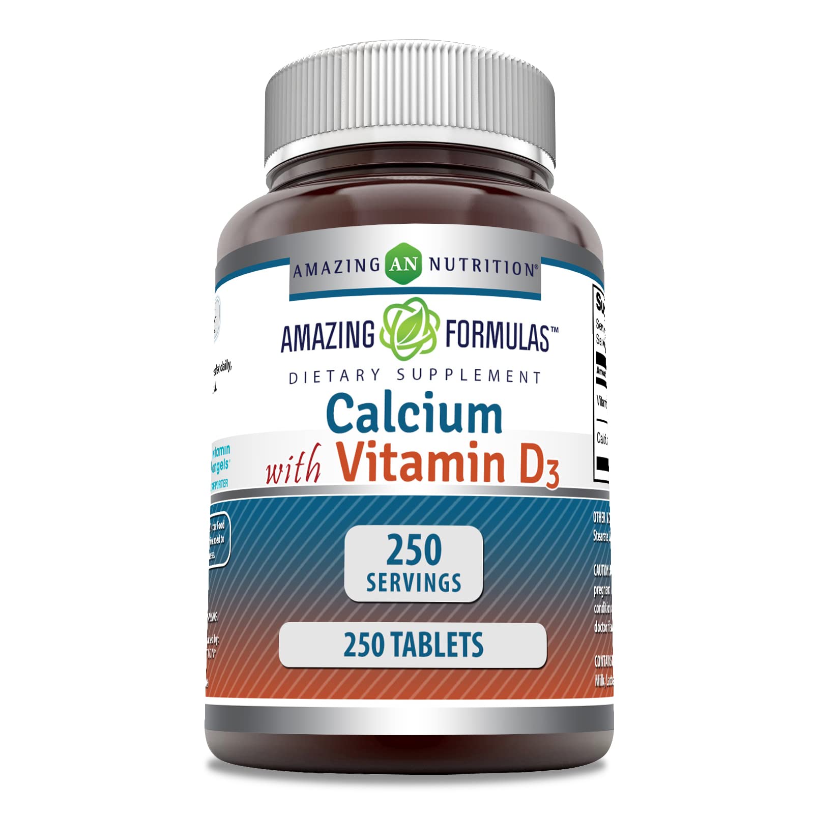 Amazing Formulas Calcium D3 – bouteille de comprimés pour un apport quotidien pratique