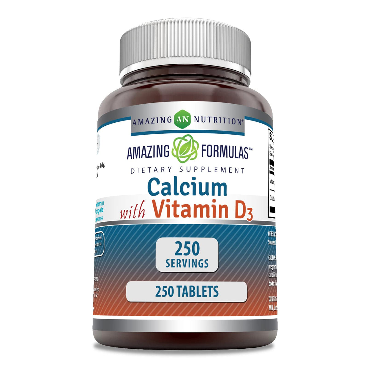Amazing Formulas Calcium D3 – bouteille de comprimés pour un apport quotidien pratique