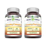 Amazing Formulas Ginseng Complex – bouteille avant, énergie et concentration quotidiennes