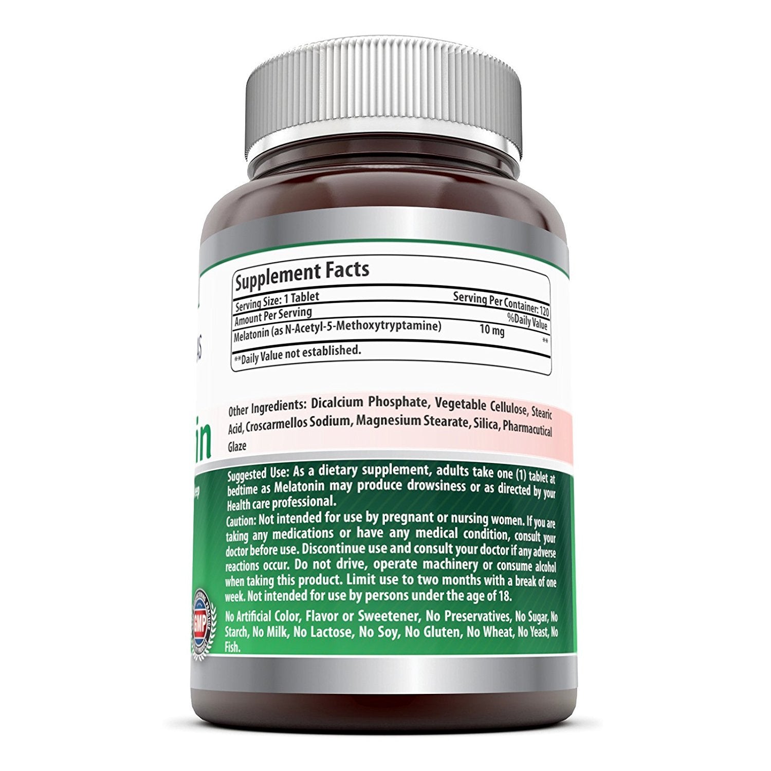 Amazing Formulas Mélatonine 10 mg - Soutien du cycle sommeil naturel.
