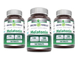 Amazing Formulas Mélatonine 5 mg – emballage indiquant la posologie et l’usage nocturne