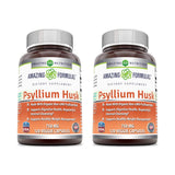 Amazing Formulas psyllium husk 750 mg – bouteille pratique pour une utilisation journalière.