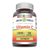 Boîte Amazing Formulas Vitamine C 1000 mg avec comprimés pour usage quotidien.
