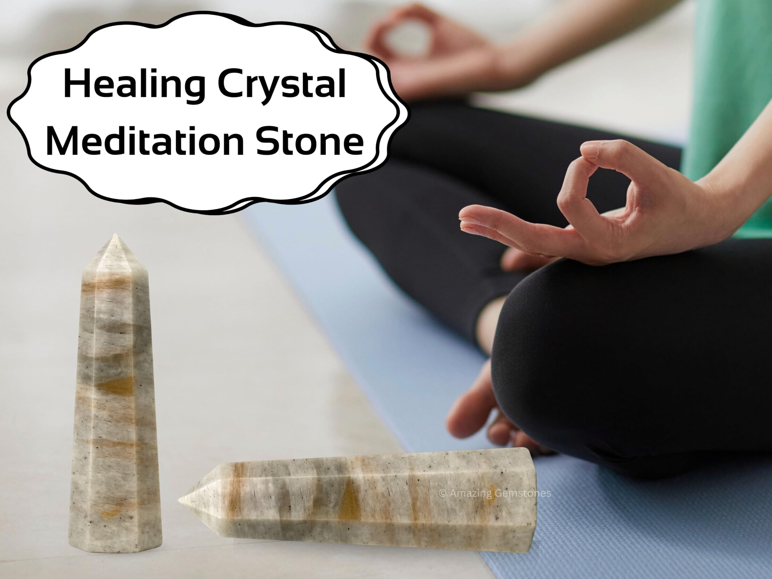 Amazing Gemstone Abondance et Protection Chrysoberyl, soutient les intentions et l’attractivité.