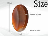 Amazing Gemstone, accessoire de méditation carnelian-onyx, outil de pleine conscience.