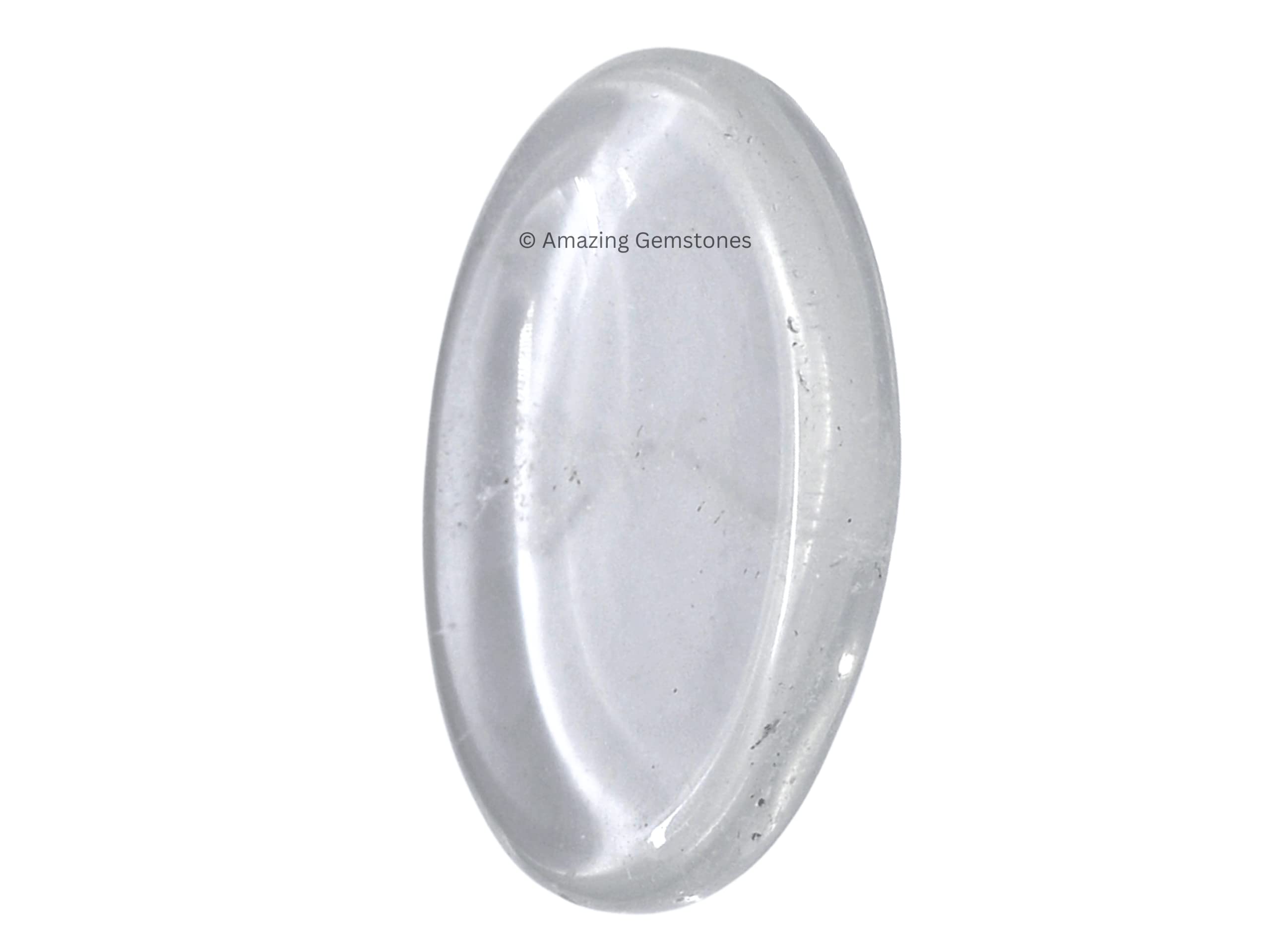 Amazing Gemstone: pierre méditation quartz clair pour la pleine conscience.