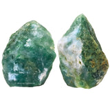 Amazing Gemstone agate mousse brute : pierre à travailler comme talisman apaisant