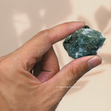 Amazing Gemstone agate mousse brute : emballage en velours prêt à offrir