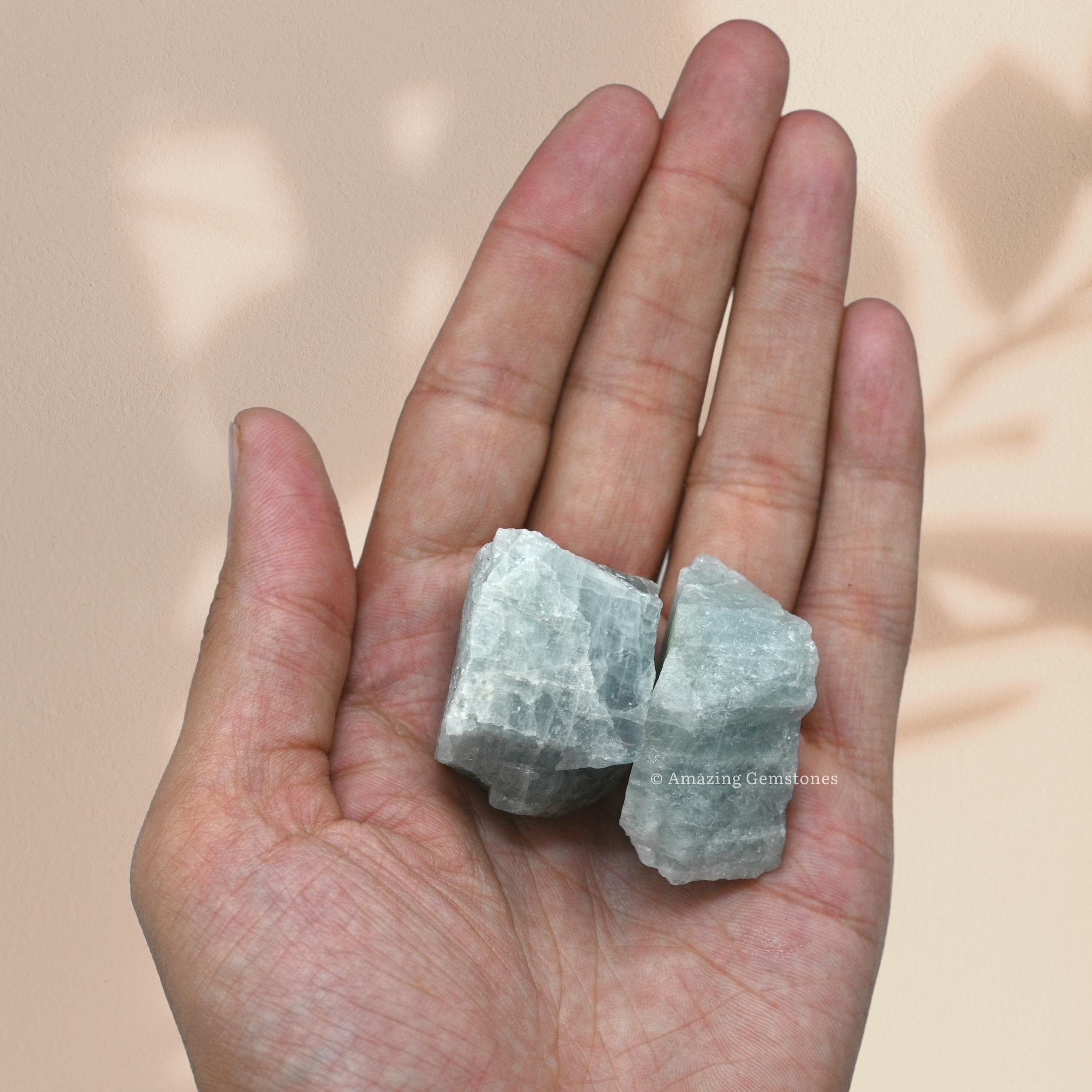 Amazing Gemstone aquamarine pour polissage et artisanat.